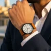 ساعت مچی مردانه چرم کد m0143 گالری ساعت ضرابی