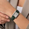 ساعت ویکتور زنانه بند چرم کد zv1017 گالری ساعت ضرابی