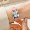 ساعت ویکتور زنانه بند چرم کد zv1029 گالری ساعت ضرابی