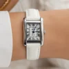 ساعت ویکتور زنانه بند چرم کد zv1018 گالری ساعت ضرابی